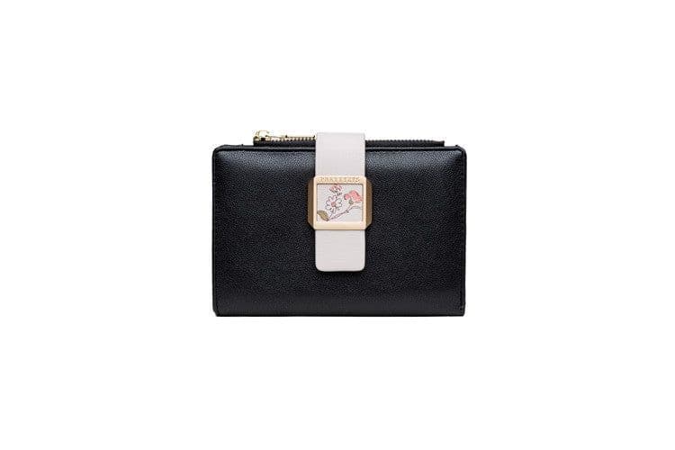 image-Three Fold Zipper Hasp Short Women's Wallet