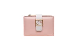 image-Three Fold Zipper Hasp Short Women's Wallet