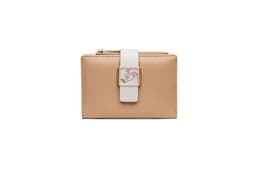 image-Three Fold Zipper Hasp Short Women's Wallet