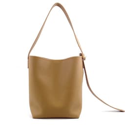 image-Fashion All-match Crossbody Special-interest Design Cowhide Bucket Bag