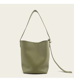 image-Fashion All-match Crossbody Special-interest Design Cowhide Bucket Bag