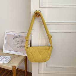 image-Underarm Crossbody Bag Large Capacity Leisure Nylon Dumplings
