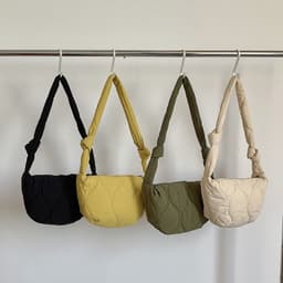 image-Underarm Crossbody Bag Large Capacity Leisure Nylon Dumplings