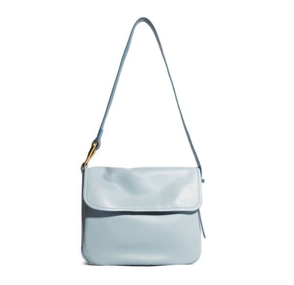 image-Super soft large bag with simple wide shoulder straps and crossbody