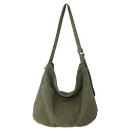 image-Women's Large Capacity Idle Style Artistic Simple Canvas Bag School College Students