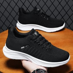 image-Summer New Fly Woven Mesh Breathable Shoes Comfortable Casual