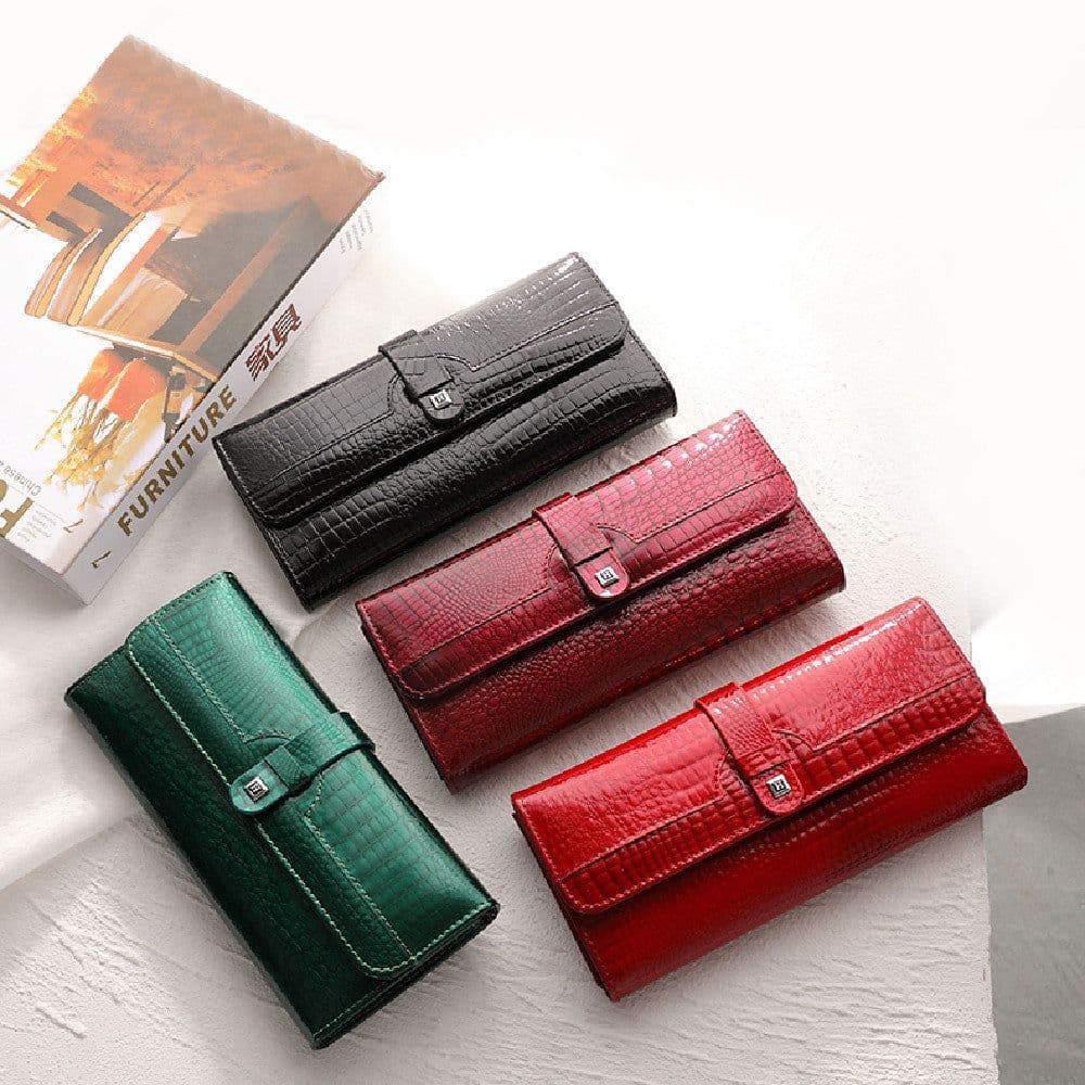 image-Women's Summer New Bright Leather Wallet