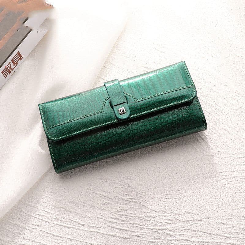 image-Women's Summer New Bright Leather Wallet