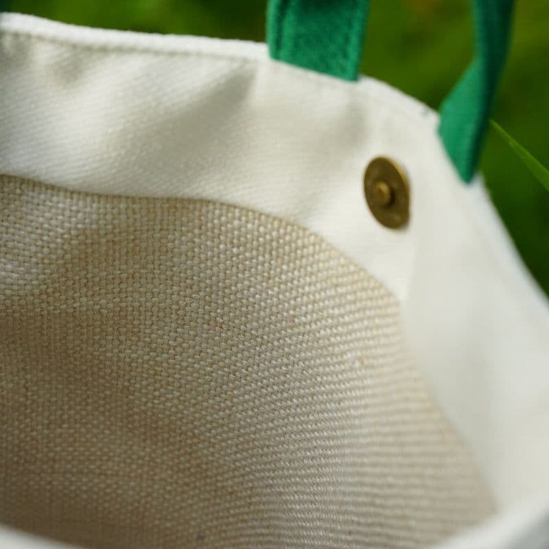 image-Schnauzer Canvas Bag Holding Bucket