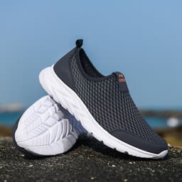 image-Outdoor New Couple Casual Men's Mesh Shoes Soft Sole Lightweight Breathable Running Shoes Sneakers