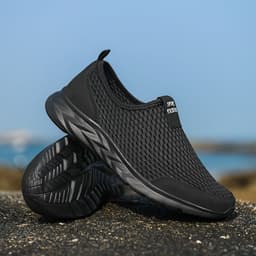 image-Outdoor New Couple Casual Men's Mesh Shoes Soft Sole Lightweight Breathable Running Shoes Sneakers