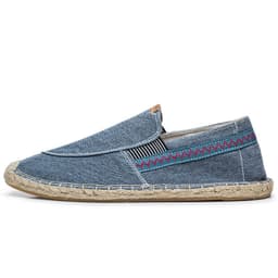 image-Men's Casual Handmade Linen Canvas Shoes