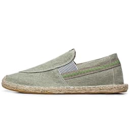 image-Men's Casual Handmade Linen Canvas Shoes