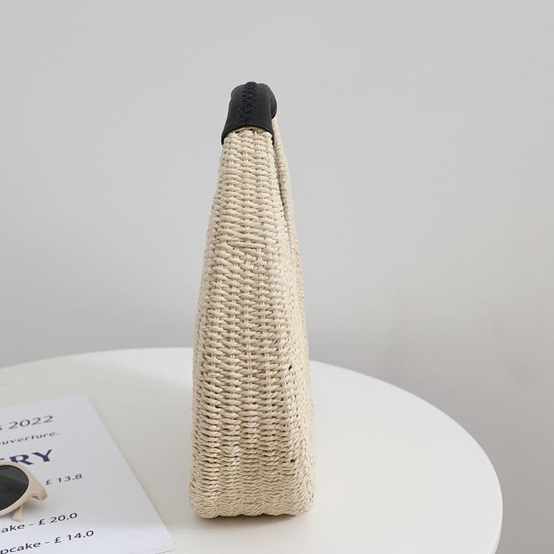 image-New Niche Portable French Style Woven Bag Women