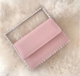 image-Women's Diamond Mini And Simple Handbag