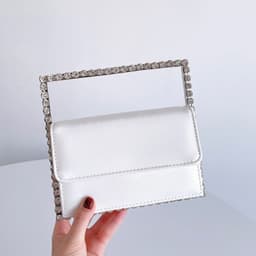 image-Women's Diamond Mini And Simple Handbag