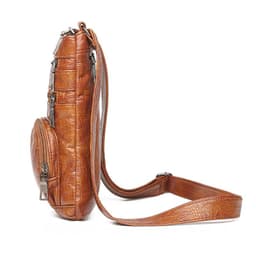 image-Women's Fashion Retro Soft Leather Shoulder Messenger Bag