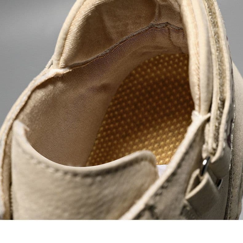 image-Men's High Top Cotton Shoes Casual Fleece Thick