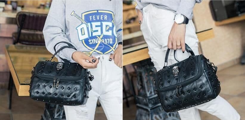 image-Casual Crossbody One Shoulder New Genuine Leather Women's Bag