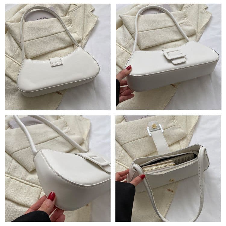 image-Western Style Shoulder Texture Crossbody Underarm Small Square Bag