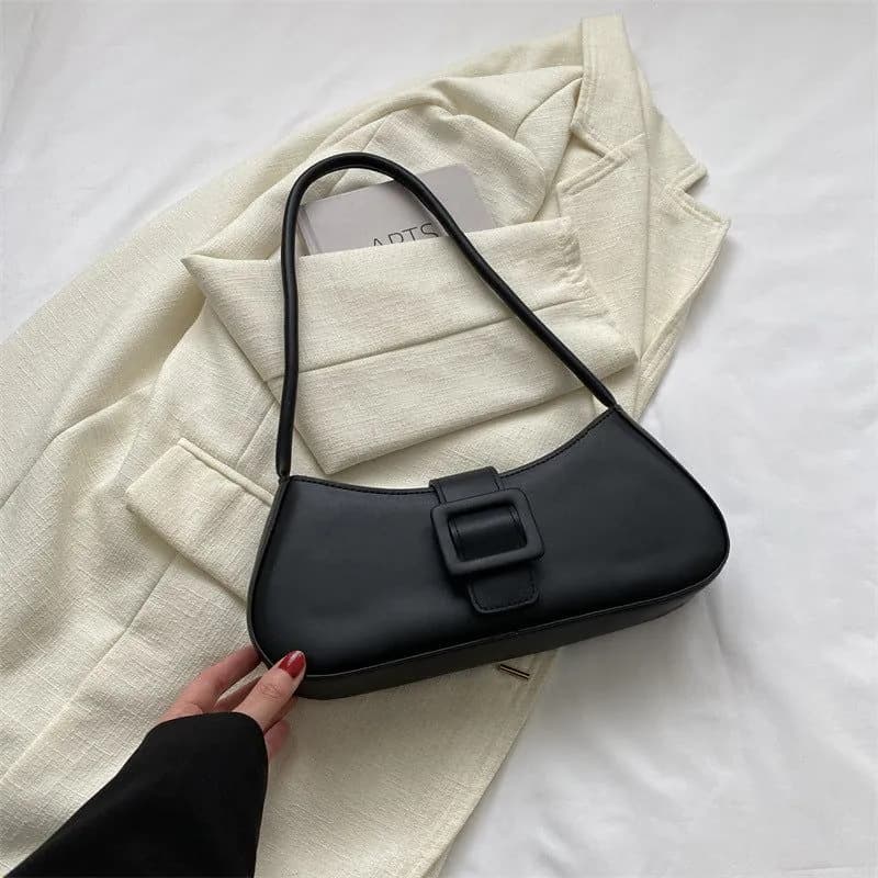 image-Western Style Shoulder Texture Crossbody Underarm Small Square Bag