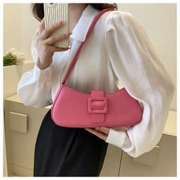 image-Western Style Shoulder Texture Crossbody Underarm Small Square Bag