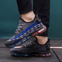 image-Spring And Autumn Summer New Breathable Sneakers Flyknit Surface All-matching Running Shoes
