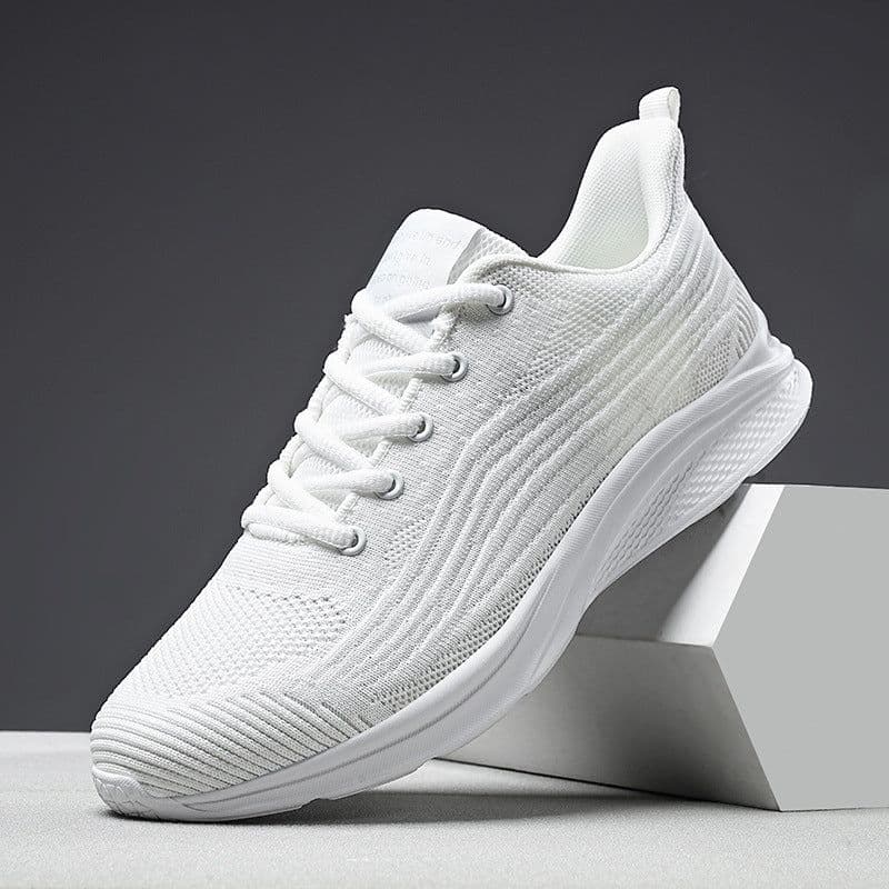 image-Men's Running Shoes Breathable Non-slip Lightweight Lace Up Sneakers