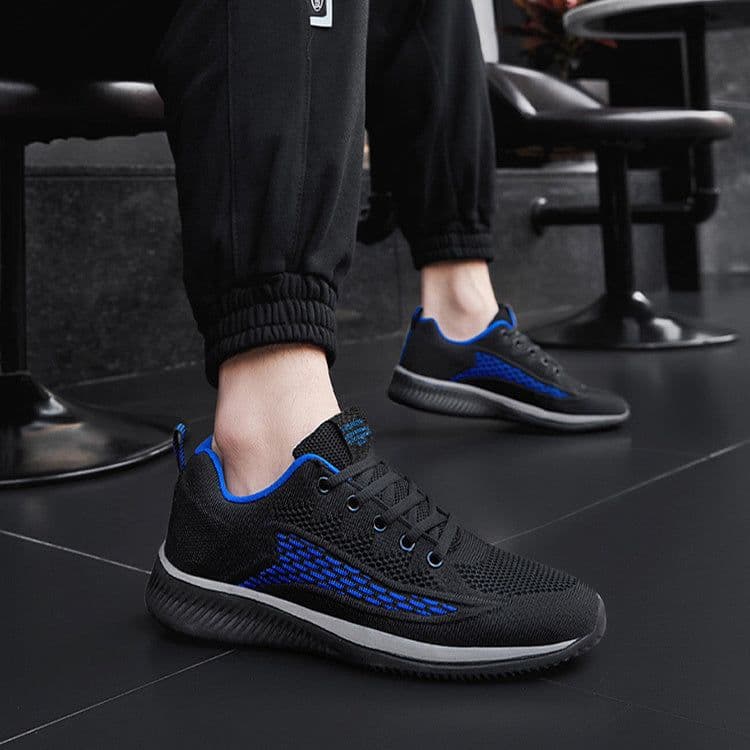 image-Lace Up Mesh Sneakers Casual Outdoor Running Walking Shoes