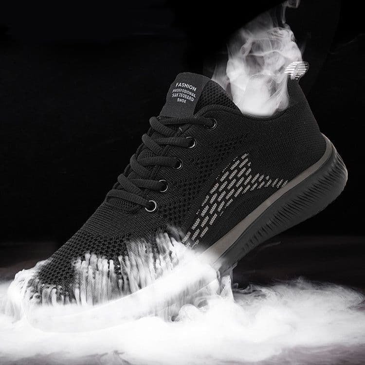 image-Lace Up Mesh Sneakers Casual Outdoor Running Walking Shoes