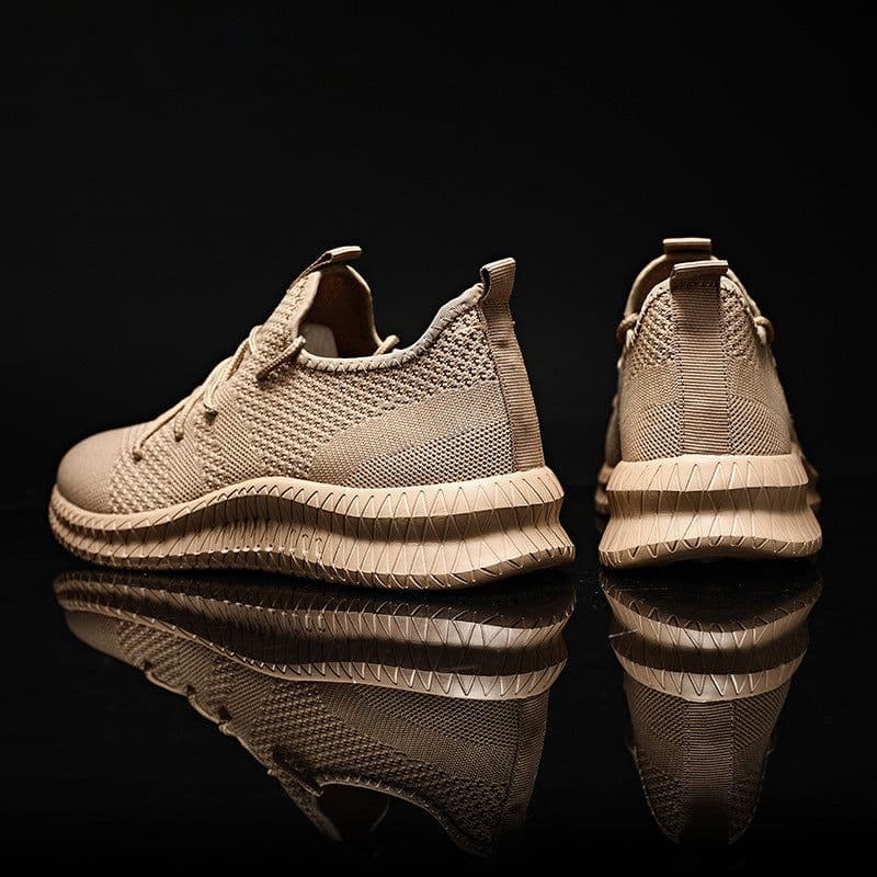 image-Mens Non Slip Walking Sneakers Lightweight Breathable Slip On Running Shoes Gym Tennis Shoes