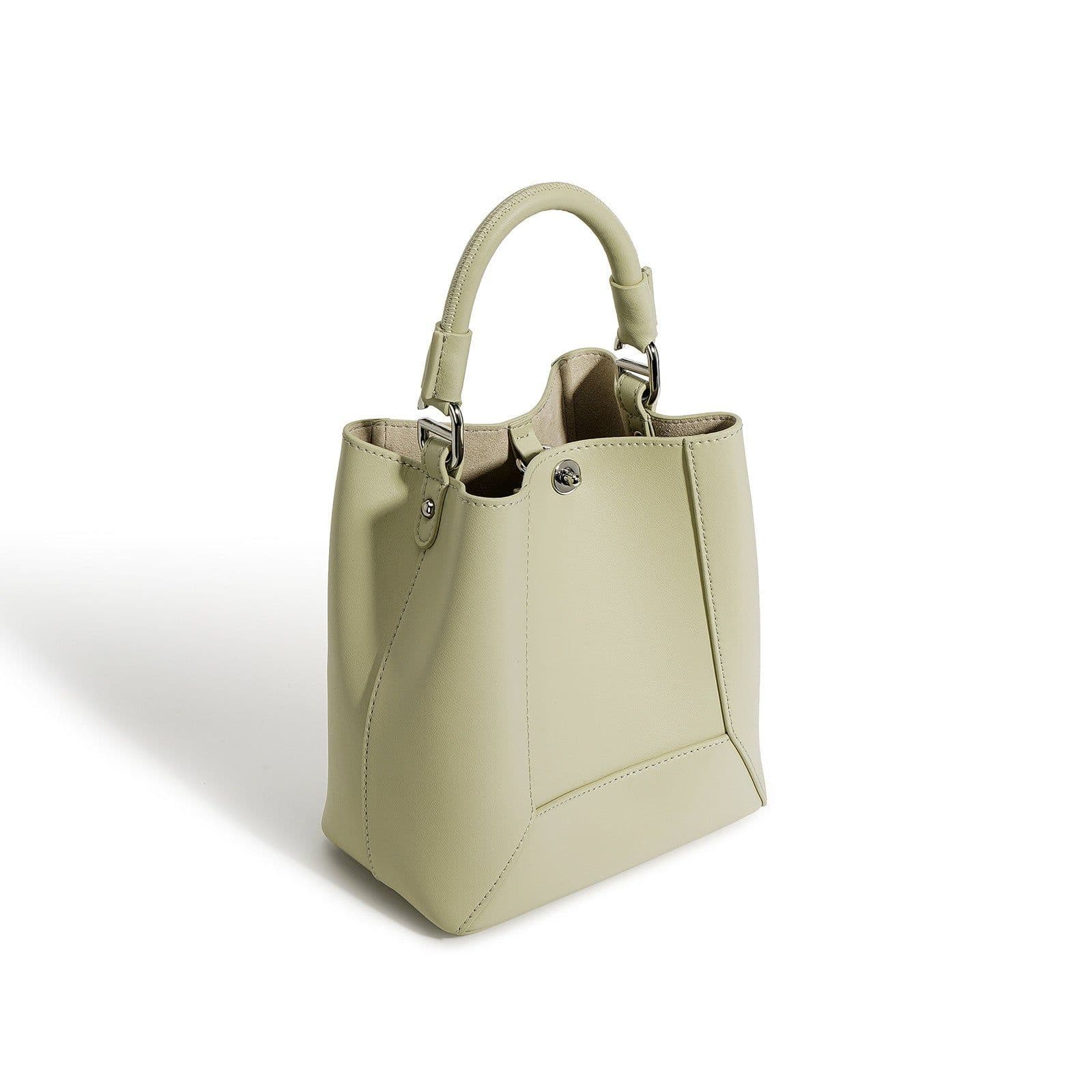 image-New Special-interest Design High-grade Genuine Leather All-match Mother And Child Bag