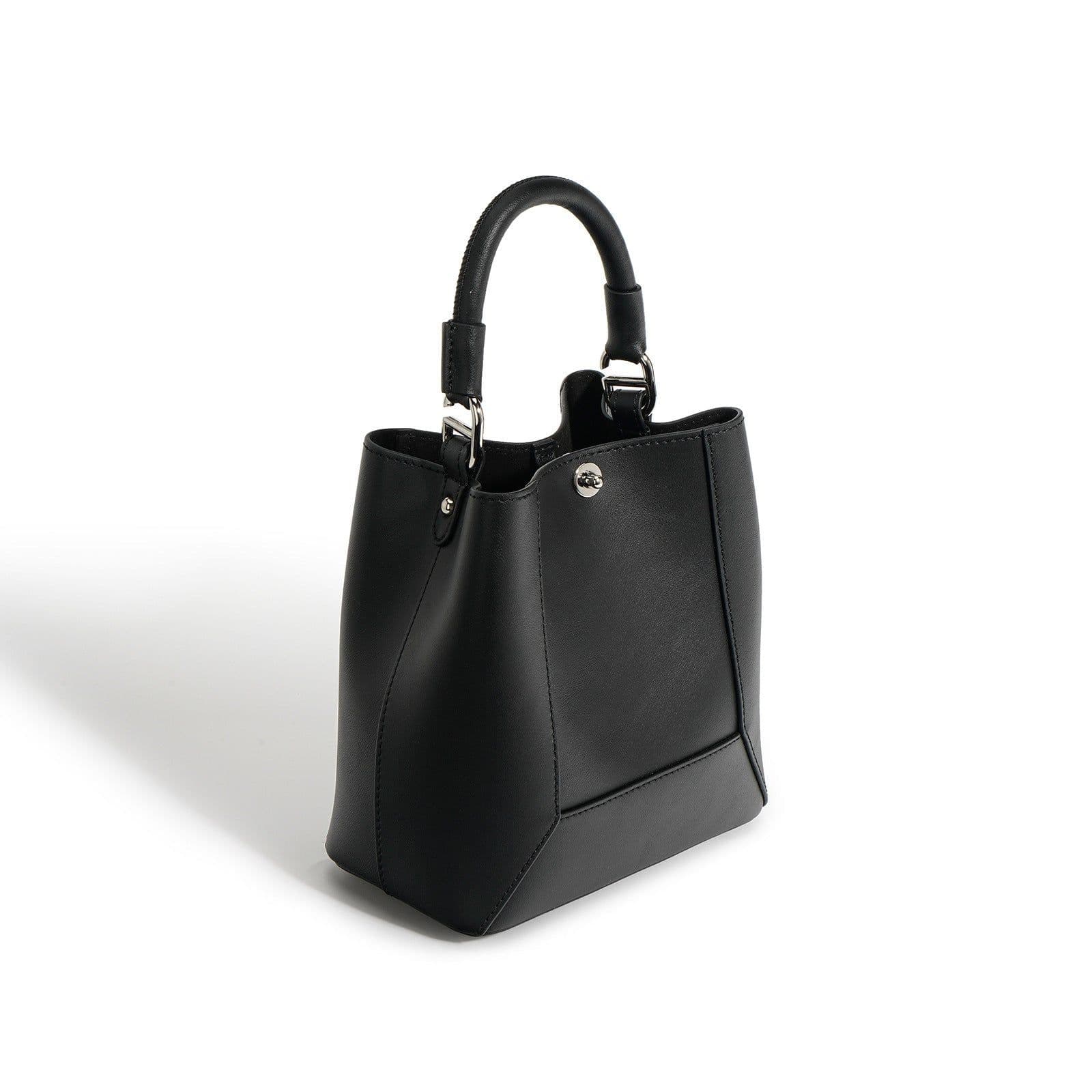 image-New Special-interest Design High-grade Genuine Leather All-match Mother And Child Bag