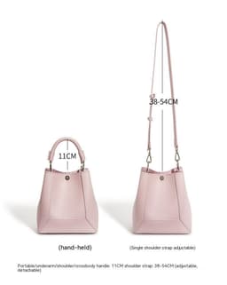 image-New Special-interest Design High-grade Genuine Leather All-match Mother And Child Bag
