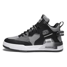 image-Men's Canvas High-top Sports Casual Shoes