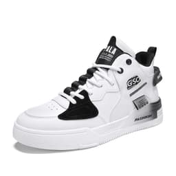 image-Men's Canvas High-top Sports Casual Shoes