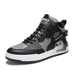 image-Men's Canvas High-top Sports Casual Shoes