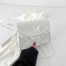 image-Summer Internet Influencer Pearl Chain Shoulder Bag