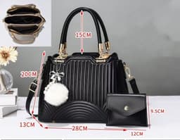 image-Women's Fashion Large Capacity Handbag
