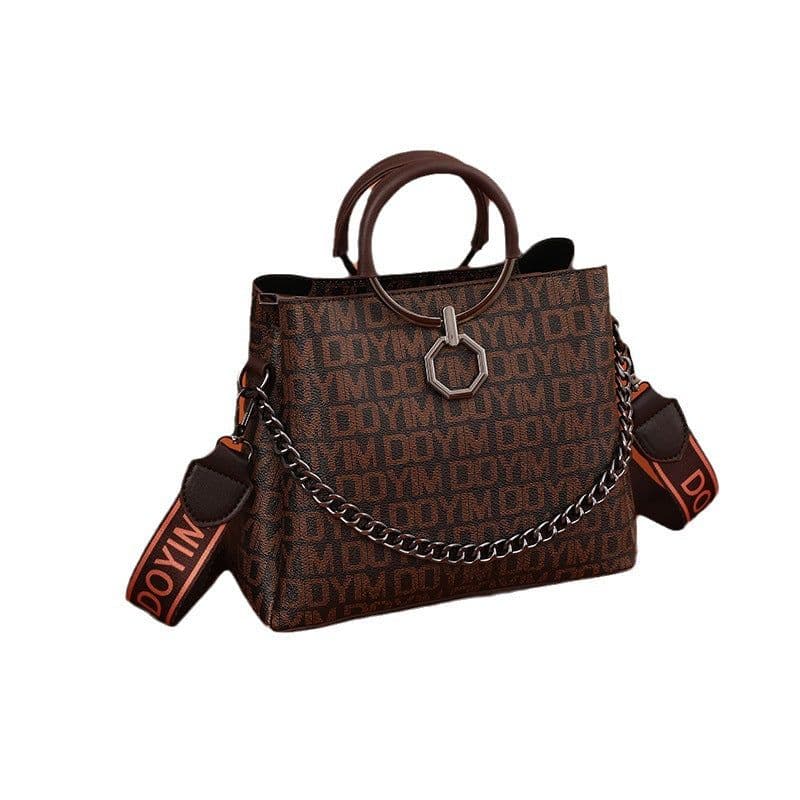 image-Light Luxury High-grade Niche Women Bag Retro Textured