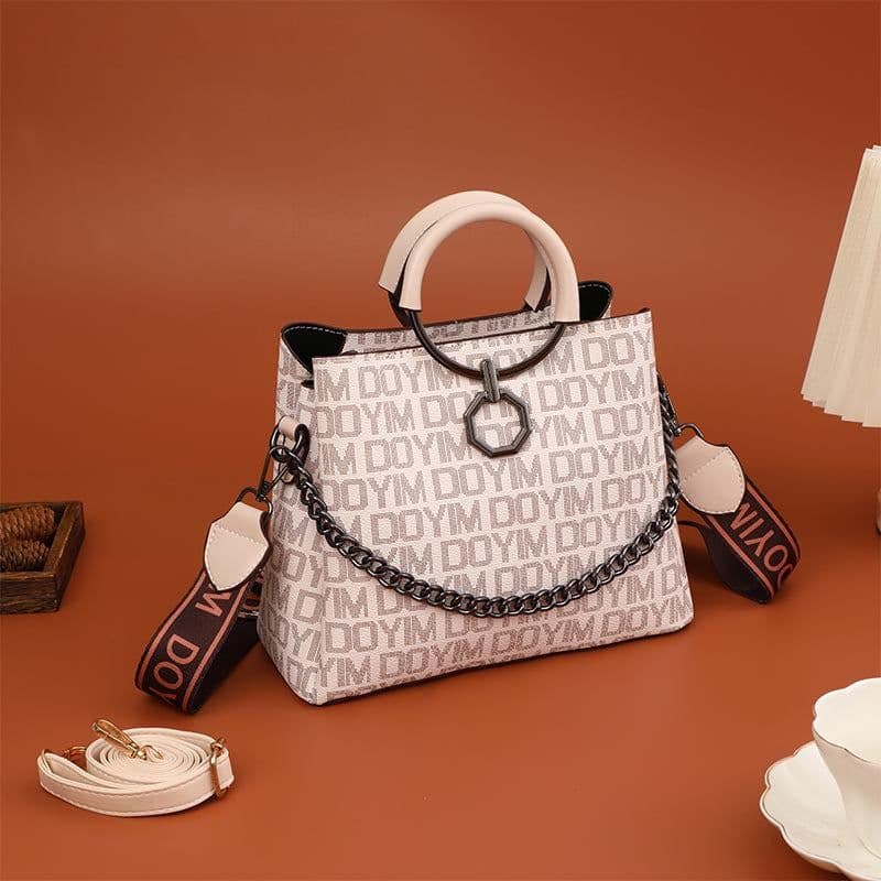 image-Light Luxury High-grade Niche Women Bag Retro Textured