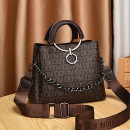 image-Light Luxury High-grade Niche Women Bag Retro Textured