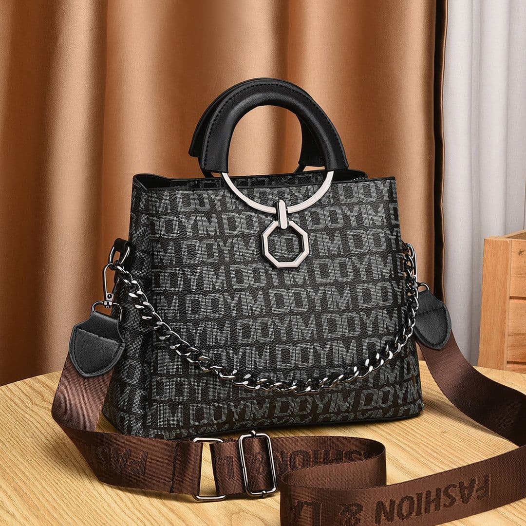 image-Light Luxury High-grade Niche Women Bag Retro Textured