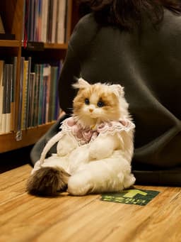 image-Cute Fashion Girls' Plush Ragdoll Backpack Doll
