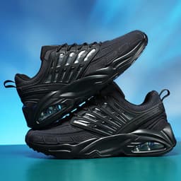 image-Men's Fashionable Casual Mesh Breathable Light Running Sneakers