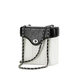image-Chain Genuine Leather Bag Women's Crossbody Small Square Bag