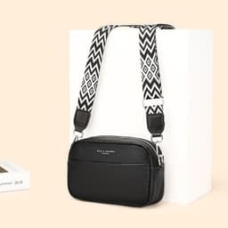 image-Women's Fashion Simple First Layer Leather One-shoulder Crossbody Bag