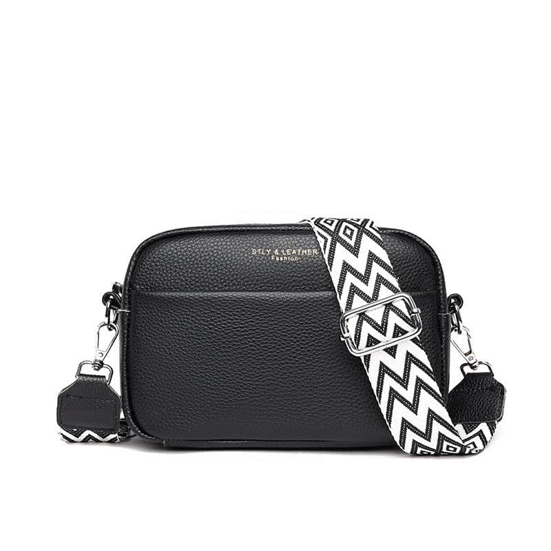 image-Fashion Shoulder Crossbody Bags With Rhombus Embroidered Wide Shoulder Strap Cute Small Square Bag Women