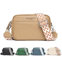 image-Fashion Shoulder Crossbody Bags With Rhombus Embroidered Wide Shoulder Strap Cute Small Square Bag Women