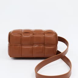 image-Woven Small Square Bag Women's Commuter Chain Creative Pillow Bag Simple Fashion Large Capacity Crossbody Bag